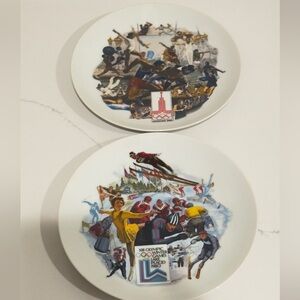 Olympic Commemorative Plates 1980